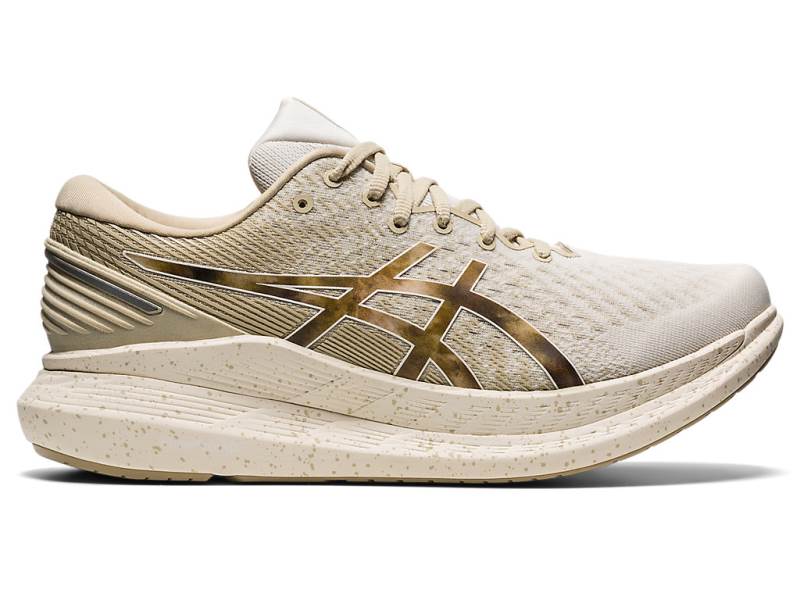 Pánské Běžecké Boty Asics GLIDERIDE 2 EARTH DAY Krém 39804DPZJ